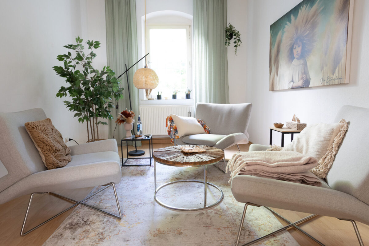 Beratungsraum der Praxis Beratungsraum der Praxis